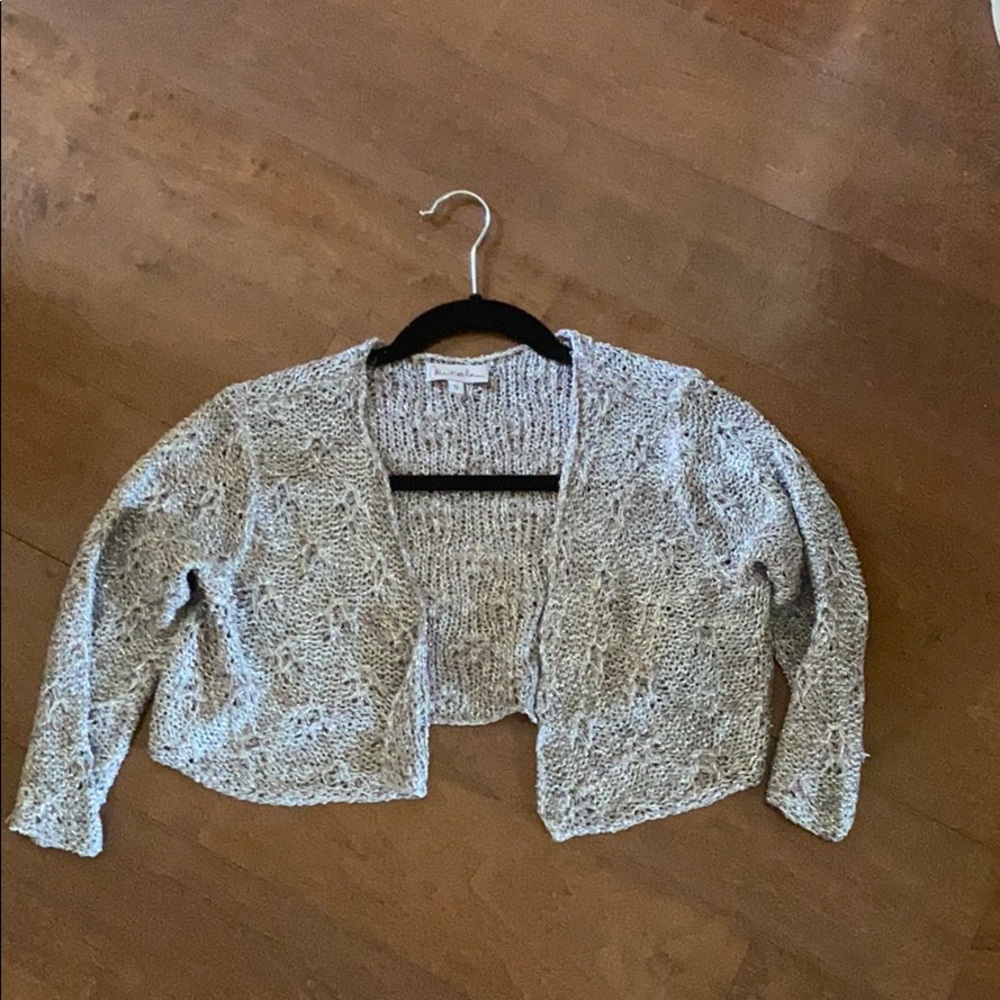 Crop cardigan sweater